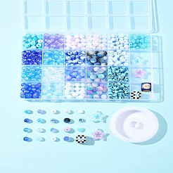 DIY-Set zur Herstellung von Stretch-Armbändern aus Acrylperlen&nbsp;DIY-FS0008-76