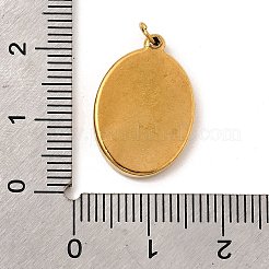 304 Edelstahl-Emaille-Anhänger&nbsp;STAS-B093-02G-01