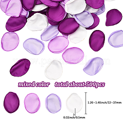 Pétales de roses artificielles en polyester&nbsp;AJEW-WH20067-107A