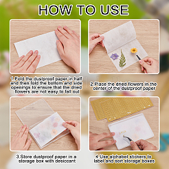 Trockenblumen-Aufbewahrungsbox-Sets&nbsp;DIY-OC0014-90