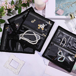 Pochettes à bijoux en tissu Oxford avec fermeture éclair&nbsp;ABAG-WH0045-85