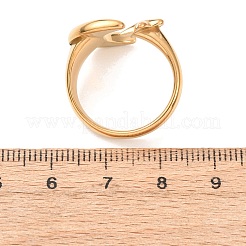 Offene Manschettenringe aus Edelstahl 304&nbsp;RJEW-E302-02G