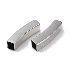 Anlaufgeschützte 304 Edelstahl-Rohrperlen&nbsp;STAS-B066-01P