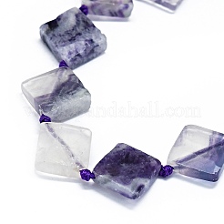 Perline fluorite naturale fili&nbsp;G-F725-30