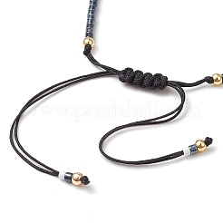 Braccialetti di perline intrecciate con semi di vetro per le donne&nbsp;BJEW-MZ00128-02