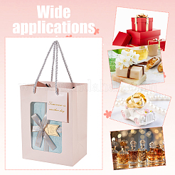 Geschenk-Aufbewahrungsbeutel aus Papier mit Griff&nbsp;CARB-WH0017-11A