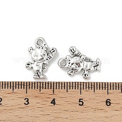Tibetischer stil Aluminium Anhänger & Charms&nbsp;TIBE-S324-05AS