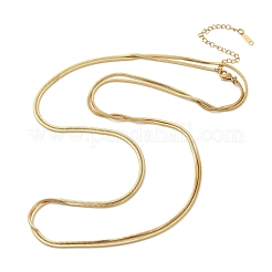 Colliers longs en chaîne serpent en acier inoxydable 304 de 1.6 mm&nbsp;NJEW-A049-02G