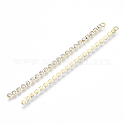 Chaînes de tasse en laiton strass pompon gros pendentifs&nbsp;KK-R129-10G