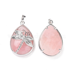 Ciondoli quazo rosa naturale&nbsp;G-G900-01P-04