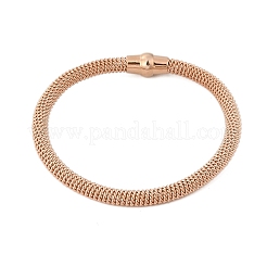 304 Edelstahl-Mesh-Kettenarmbänder für Damen und Herren&nbsp;BJEW-Z087-19RG