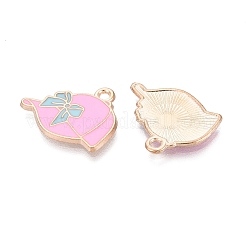 Pendentifs d'émail en alliage&nbsp;ENAM-Q004-01KCG-09