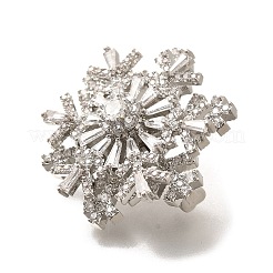 Drehbare Schneeflockenbroschen für Damen&nbsp;JEWB-B023-01P