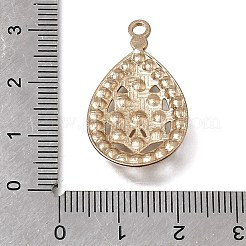 Anhänger aus Imitationsperlen aus Legierung und Kunststoff&nbsp;FIND-C097-03G