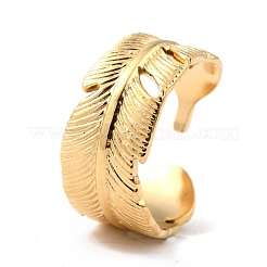 Ionenplattierung (IP) 304 Edelstahl-Fingerringe&nbsp;RJEW-L102-23G