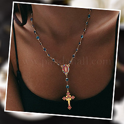 DIY-Sets zur Schmuckherstellung mit Rosenkranzperlen&nbsp;DIY-SC0029-76