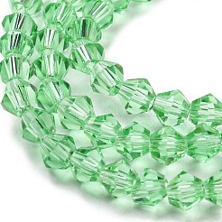 Chapelets de perles en verre transparente  &nbsp;EGLA-A039-T4mm-D24
