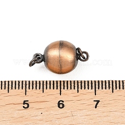 Chiusure magnetiche in ottone con passanti&nbsp;KK-E268-10mm-R-NR