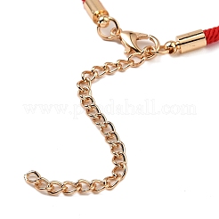 12 pz 12 colori braccialetti in poliestere&nbsp;BJEW-P340-12B-G