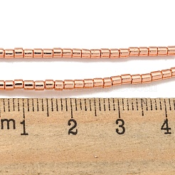 Fili di perline di ematite sintetica non magnetica elettrolitica&nbsp;G-I360-D01-03
