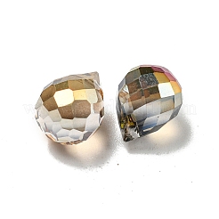 Perles en verre electroplate&nbsp;EGLA-A041-02-HP03