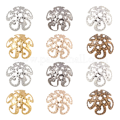 600 pz 6 colori perline di ferro a 5 petali&nbsp;IFIN-CJ0001-62
