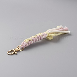 Decoraciones colgantes de algodón tejidas a mano con margaritas&nbsp;AJEW-WH0348-92