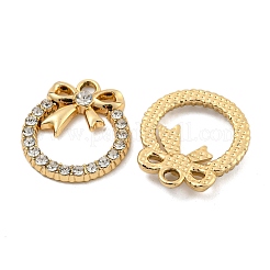 Colgantes de rhinestone de aleación de chapado uv&nbsp;ALRI-C009-03G