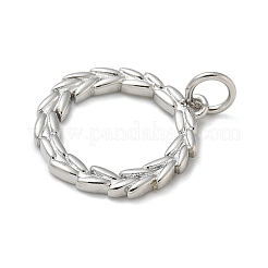 Pendentifs de placage en laiton&nbsp;KK-K392-29P