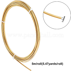 Fil d'artisanat en laiton&nbsp;CWIR-WH0007-01G-02