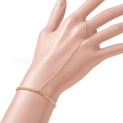 Bracelets à anneaux en laiton torsadé pour femmes&nbsp;BJEW-JB11811