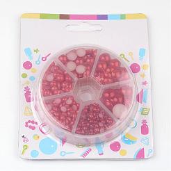 Perlkuppel-Cabochons aus Kunstleder mit 1 Box&nbsp;SACR-JP0001-01