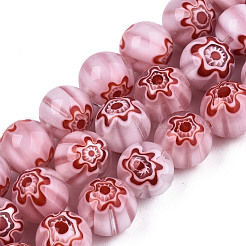 Handgemachte Glasperlen Millefiori-Stränge&nbsp;LK-T001-10