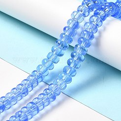 Chapelets de perles en verre transparente  &nbsp;LAMP-G156-20O
