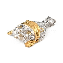 Pendentifs en acier inoxydable 304 sertis de strass&nbsp;STAS-F363-03GP
