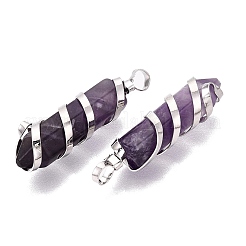 Natürlichen Amethyst wies Anhänger&nbsp;GG-N001-01P-02