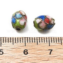 Perles en cloisonné Manuelles&nbsp;CLB-Q002-04A