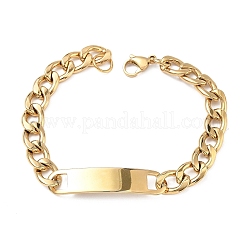 ID-Armbänder aus Edelstahl 304&nbsp;BJEW-Z178-13G-02