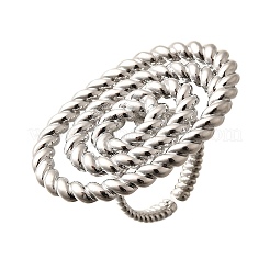 Manschettenringe aus Messing für Damen&nbsp;RJEW-Q008-03P