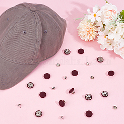 32 Satz Stoffkappen-Nagelknöpfe&nbsp;DIY-BC0014-39A