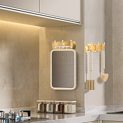 Perchas de pared acrílicas autoadhesivas&nbsp;AJEW-TADJ0001-09B-03
