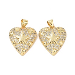 Ottone micro spianare pendenti zirconi&nbsp;ZIRC-I063-24G