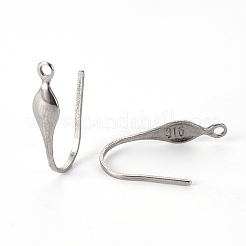 Ganchos para pendientes de acero inoxidable 316 resistentes al deslustre&nbsp;STAS-Q239-015