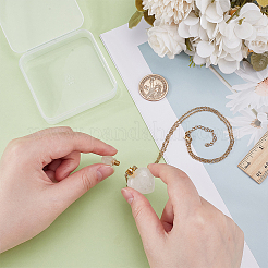 1 collier de flacon de parfum en cristal de quartz naturel&nbsp;NJEW-PH0001-37A-02