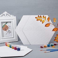 Zeichenbretter aus sechseckiger Leinwand&nbsp;DIY-NB0004-10