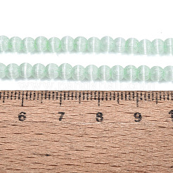 Colliers de perles en verre imitation œil de chat&nbsp;GLAA-N075-01A-01