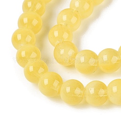 Colliers de perles en verre transparent imitant les yeux de chat&nbsp;GLAA-Q110-01B-17