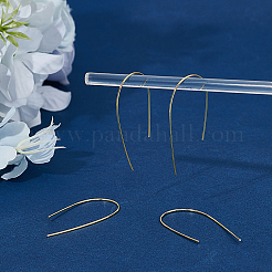 2 paio di fili per orecchini in argento sterling&nbsp;STER-WH0061-46G