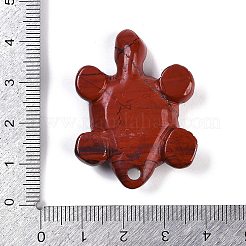 Natürliche geschnitzte Anhänger aus rotem Jaspis&nbsp;G-K383-16A