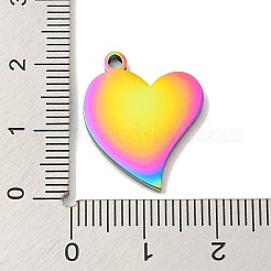 Pendentifs en acier inoxydable 304 avec placage ionique (IP)&nbsp;STAS-D025-09M